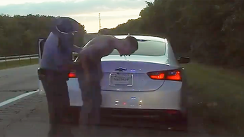 Police officer saves man choking on bag of marijuana during routine traffic stop