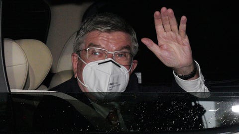 IOC's Bach arrives in Tokyo; greeted by state of emergency