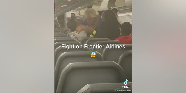 The fight occurred after the Frontier Airlines plane landed in Miami. (Courtesy Milli Miami/https://www.instagram.com/milli_miami/)