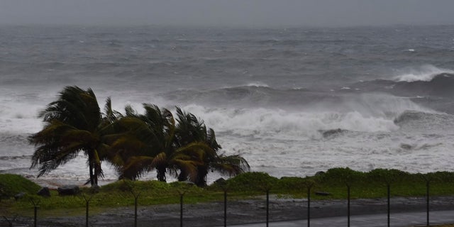 Hurricane Elsa approaches Argyle, St. Vincent on Friday. (AP Photo/Orvil Samuel)