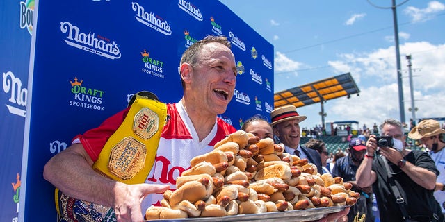 World hot-dog eating champion and food legend Joey Chestnut is a White Castle enthusiast. He recently ordered 50 sliders at a Las Vegas White Castle just for fun.