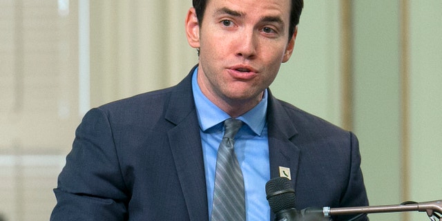 This Aug. 31, 2017, file photo shows Assemblyman Kevin Kiley, R-Rocklin, at the Capitol in Sacramento, Calif.