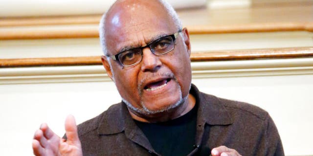 Robert "Bob" Moses answers questions about Freedom Summer in 1964 during a national youth summit hosted by the Smithsonian's National Museum of American History, at the Old Capitol Museum in Jackson, Miss.