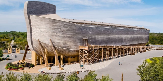 The Ark Encounter is located in Williamstown, Kentucky. It features the most authentic full-size replica of Noah’s Ark in the world.