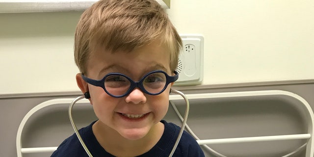 Asher, pictured here, underwent treatment at the Aflac Cancer & Blood Disorders Center clinic at Children's Healthcare in Atlanta.  