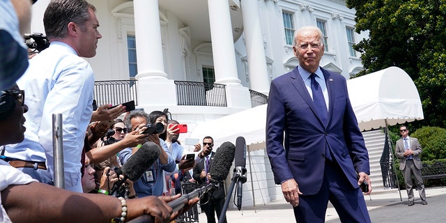 Biden's most memorable clashes with reporters in 2021