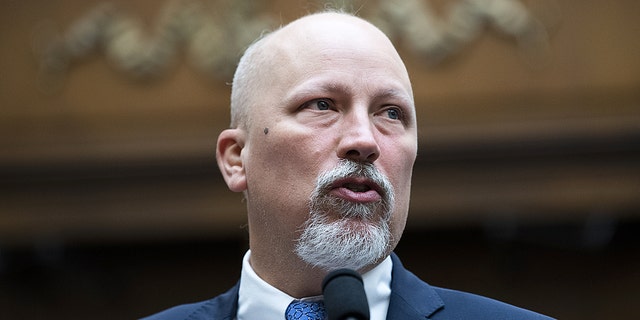 Rep. Chip Roy, R-Texas, blasted the bill that gave lawmakers no chance to offer amendments or even debate the measure's 4,155 pages. (Photo By Tom Williams/CQ-Roll Call, Inc via Getty Images) 