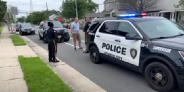 Horn later was taken into custody by police, the video purportedly shows.