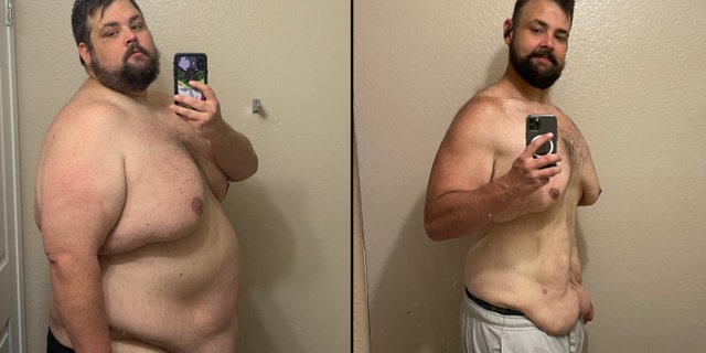 Finally, in 2018, Vysocky's friend pushed him to start going to the gym, which he did.
