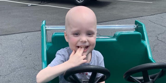 Reese Hayhurst, 3, loves Publix -- and their kiddie shopping carts -- so much that he asked his mom, Amanda Hayhurst, to go to Publix every day so he could "drive the car."