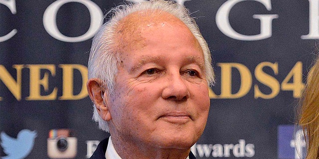 FILE - In this Nov. 4, 2014, file photo, former Louisiana Gov. Edwin Edwards addresses the crowd during an election watch party in Baton Rouge, La.  Edwin Washington Edwards, the high-living four-term governor whose three-decade dominance of Louisiana politics was all but overshadowed by scandal and an eight-year federal prison stretch, died Monday, July 12, 2021 . He was 93.  Edwards died of respiratory problems with family and friends by his bedside, family spokesman Leo Honeycutt said. He had suffered bouts of ill health in recent years and entered hospice care this month at his home in Gonzales, near the Louisiana capital. (AP Photo/Bill Feig, File)