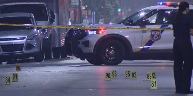 Local television reports indicated that police had to create handwritten evidence markers at the scene due to the number of fragments and casings.