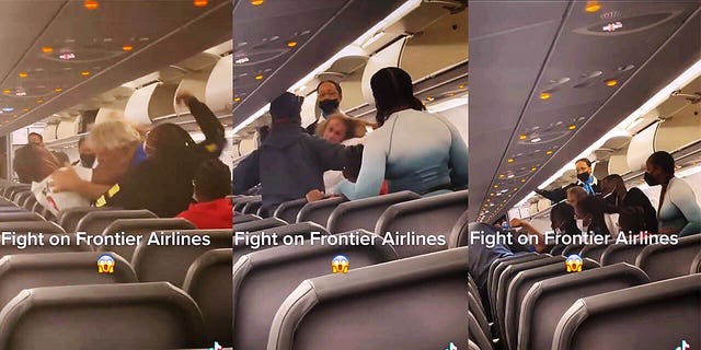 Flight attendants, in footage of the incident, were heard calling for police. (Courtesy Milli Miami/https://www.instagram.com/milli_miami/)