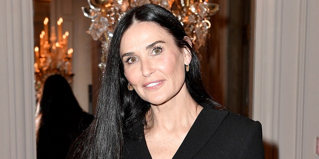 Demi Moore is currently vacationing in Santorini with daughters Rumer, Scout and Tallulah Willis.