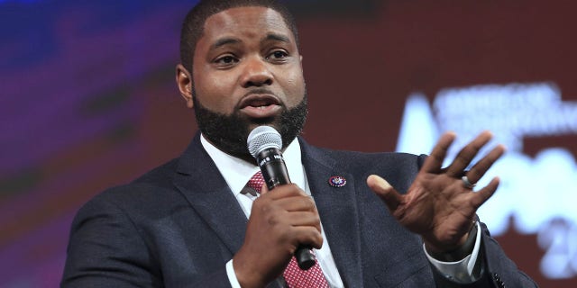 Rep. Byron Donalds, R-Fla., speaks during the Conservative Political Action Conference (CPAC).