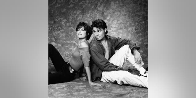 Pictured: (l-r) Lisa Rinna as Billie Reed, Patrick Muldoon as Austin Reed.