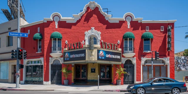 Quentin Tarantino revealed to Dax Shepard that he purchased the Vista Theatre in the Los Feliz neighborhood of Hollywood in Los Angeles, Calif. (AaronP/Bauer-Griffin/GC Images)
