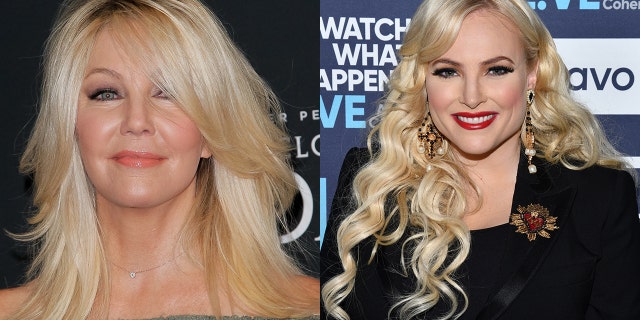 Heather Locklear (left) and Meghan McCain are teaming up for a new Lifetime biopic.