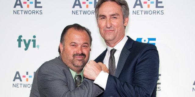 Frank Fritz, who has since left History Channel's 'American Pickers,' admitted his relationship with former co-host Mike Wolfe (right) is strained.
