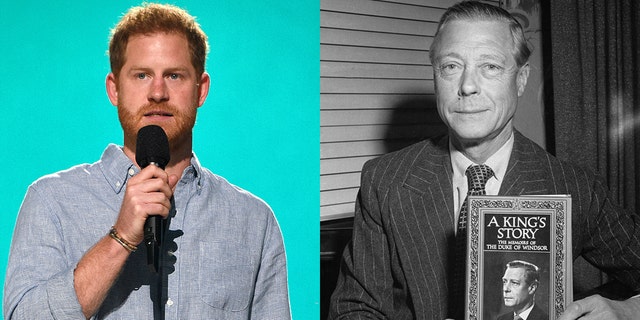 Prince Harry and his great great uncle the Duke of Windsor (Getty Images)