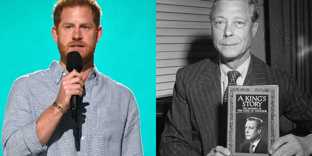 Prince Harry and his great great uncle the Duke of Windsor (Getty Images)