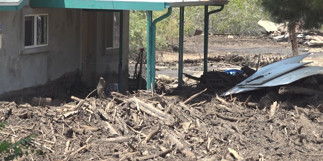 Residents say the flash flood lasted only 15 minutes and caused all this damage. (Stephanie Bennett/ Fox News)