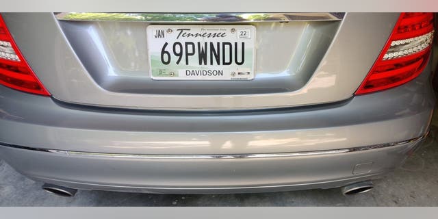 The lawsuit explains Leah Gilliam's reasoning for the plate, which she first received a decade ago: It "combines the year of the moon landing (1969) with a common gaming term, ‘pwn.’"