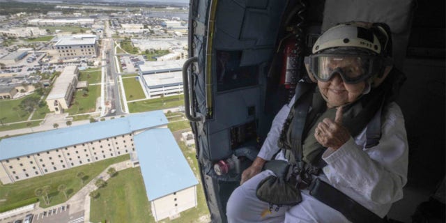 Last week, the base welcomed Irma Black to celebrate her 100th birthday on the USS Delbert Black’s chief’s mess.
