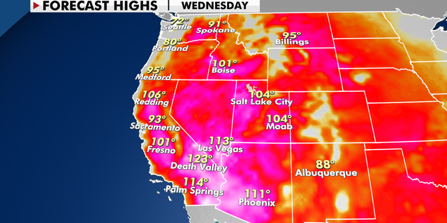 Heat continues to plague western U.S.