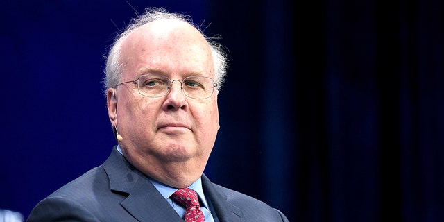 Karl Rove participates in a panel discussion at The Beverly Hilton Hotel on April 29, 2019, in Beverly Hills, California.