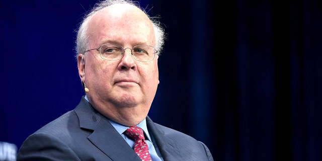 BEVERLY HILLS, CALIFORNIA - APRIL 29: Karl Rove participates in a panel discussion during the annual Milken Institute Global Conference at The Beverly Hilton Hotel  on April 29, 2019 in Beverly Hills, California. (Photo by Michael Kovac/Getty Images)