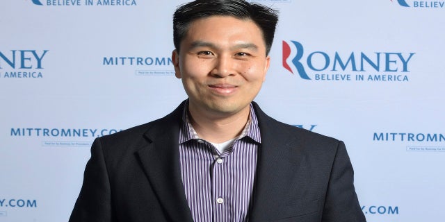 In this June 2012 file photo, then-campaign policy director Lanhee Chen is photographed at the Mitt Romney campaign's Boston headquarters. (AP)