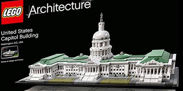 lego model of capitol building