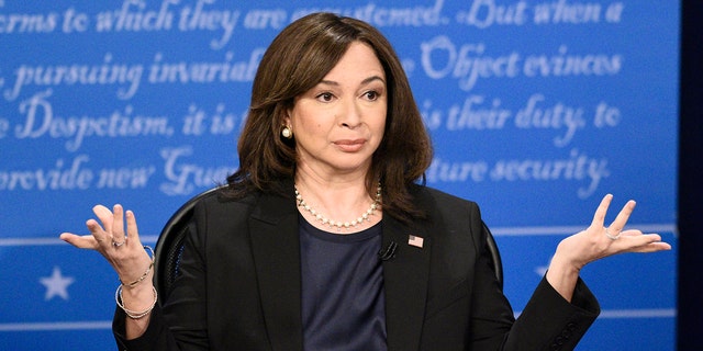 Maya Rudolph as Kamala Harris during the "VP Fly Debate" Cold Open on "Saturday Night Live."