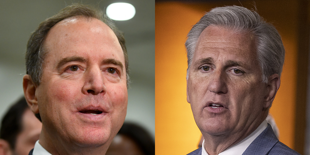 Speaker McCarthy removed Schiff from the House Intelligence Committee Tuesday.