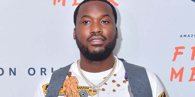 Meek Mill (pictured) and Travis Scott are said to have had a verbal argument. (Photo by Michael Loccisano / Getty Images)