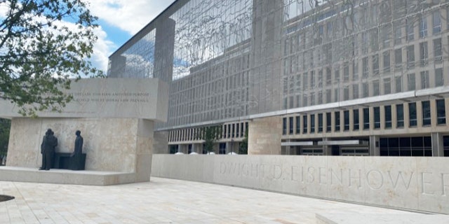 Dwight Eisenhower Memorial Sign
