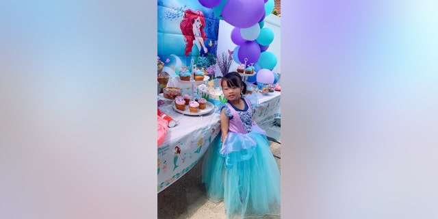 Angelina Liu, daughter of NYPD cop Wenjian Liu, celebrates her fourth birthday July 25, 2021.