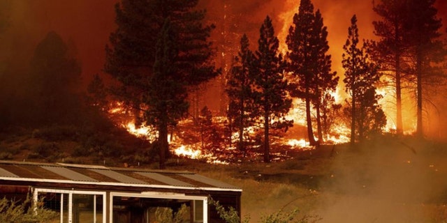 The Tamarack Fire sent heavy smoke over Lake Tahoe and into Nevada.