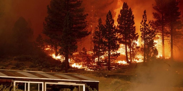 The Tamarack Fire sent heavy smoke over Lake Tahoe and into Nevada.