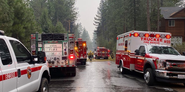 Emergency teams respond to plane crash in Truckee on Monday
