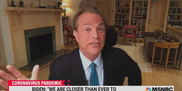 Michael Beschloss speaking while on MSNBC.