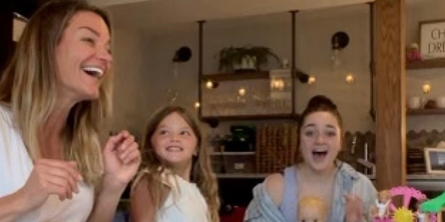 Babysitter Delaney Wilson (right) went viral after her boss, Nicki Maher (left) posted a video of Wilson singing the Disney song "Part of Your World" on her TikTok page.