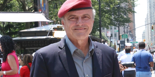 NEW YORK, NEW YORK - JULY 07: Republican nominee for 2021 New York City mayoral election Curtis Sliwa "Heroes of the hometown" Ticker Tape Parade on July 7, 2021 in New York, New York. Health workers, first aiders, and essential workers were honored in Manhattan's Canyon of Heroes for their service during the Covid-19 pandemic. (Photo by Cindy Ord / Getty Images)