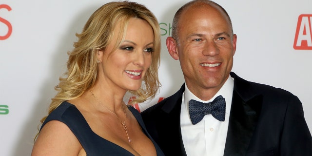 Adult film actress/director Stormy Daniels and attorney Michael Avenatti attend the 2019 Adult Video News Awards at The Joint inside the Hard Rock Hotel &amp;Casino on January 26, 2019, in Las Vegas, Nevada. 