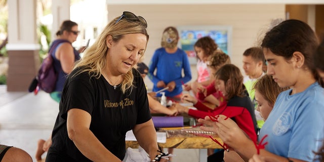 Kids participate in Surf Skate Science program in South Florida.