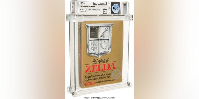The Legend of Zelda No Rev-A Round SOQ Early Production NES Nintendo Heritage Auctions
