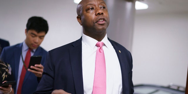 Sen. Tim Scott, R-S.C., said he was "deeply disappointed" when Democrat colleagues walked away from the negotiation table during discussions that had been going on for months.