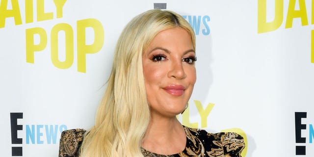 Tori Spelling attributed her new look to makeup and skincare.