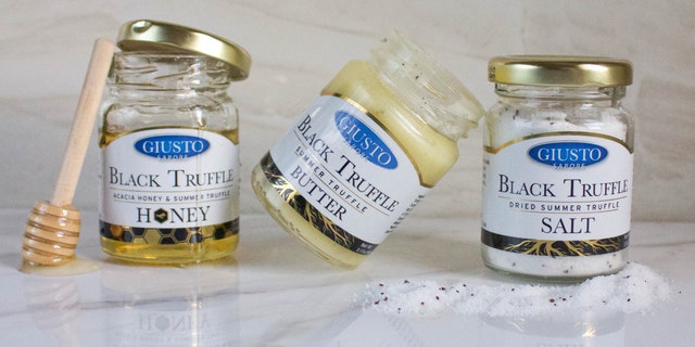 Truffle lovers will love this collection of condiments that will go perfectly with flat breads, dressings, cheese platters, etc.